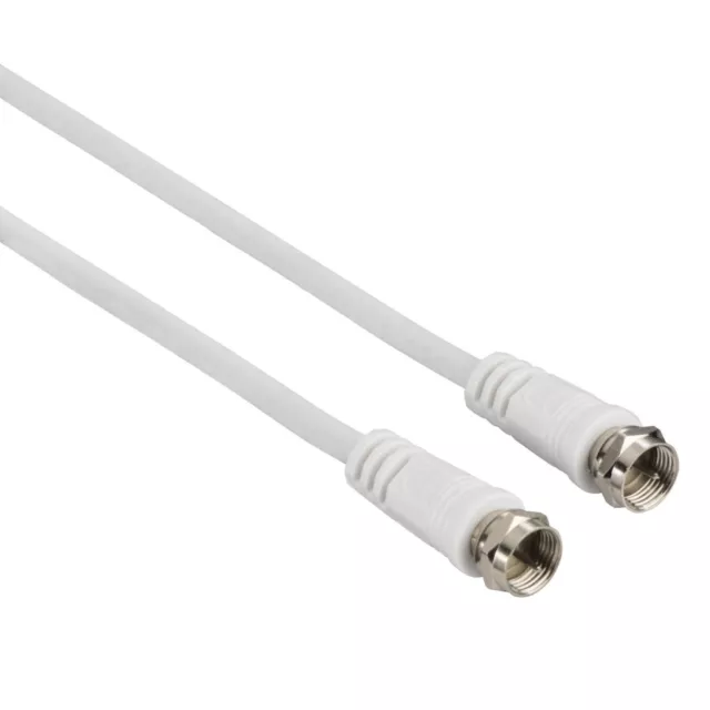 Hama 2,5m Sat-Câble 75dB Câble D'Antenne Fiche-F Câble Coaxial HD TV