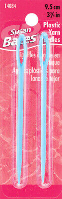 Agujas de hilo de plástico Susan Bates-3,75" 2/paquete