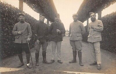 Cpa 53 Carte Photo Situee Au Verso A Evron Mayenne Septembre 1915 Militaires