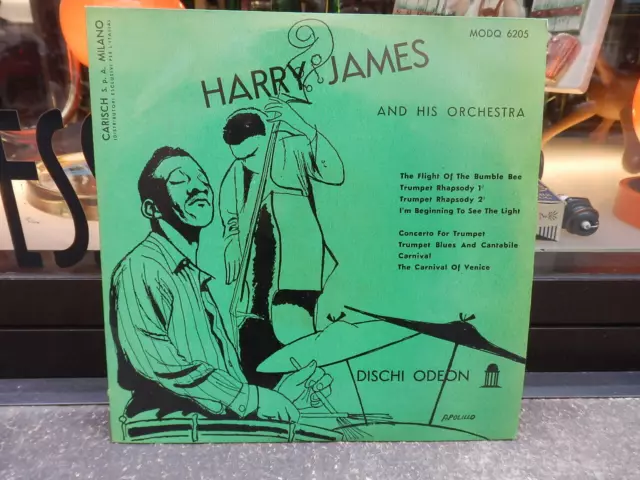 HARRY JAMES His Orchestra JAZZ DISCO 33 1/3 LP GIRI MODQ 6205 Arrigo Polillo