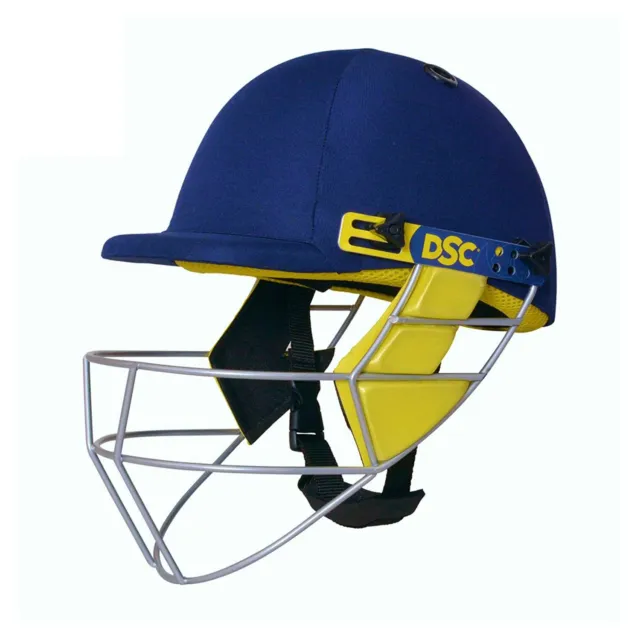 DSC Bouncer Cricket Helmet for Men & Boys Adjustable Steel Grill Blue colour AU