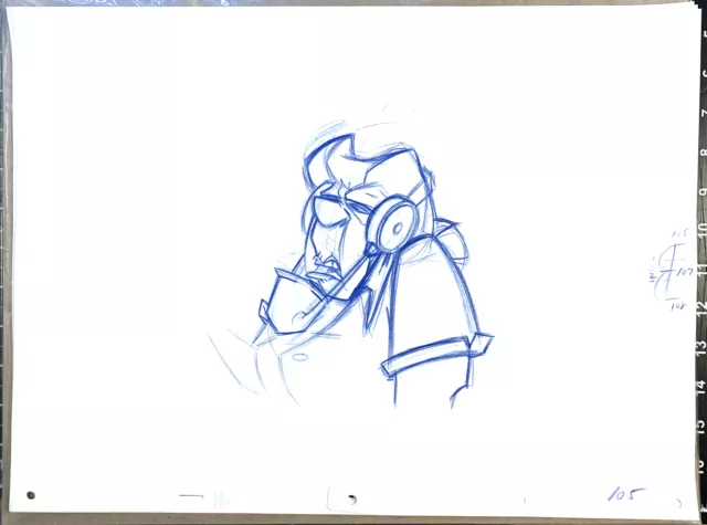 Atlantis 2001 Packard Walt Disney Key Production Animation Cel Drawing 105