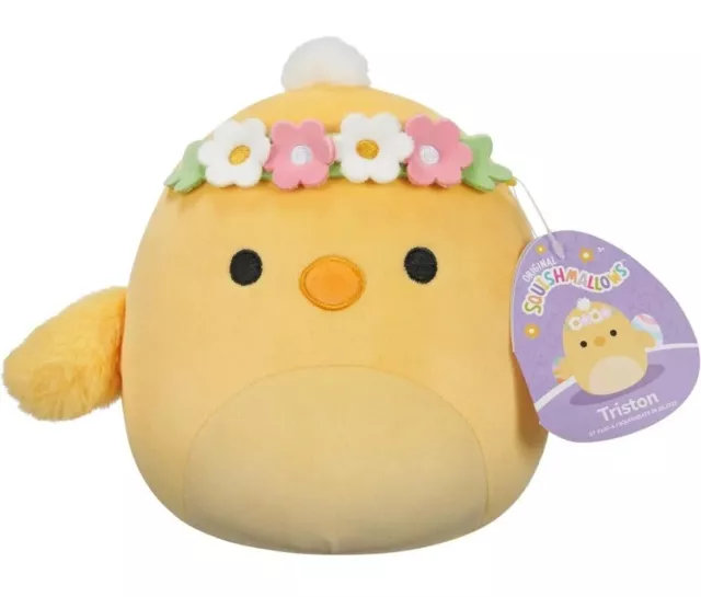 Squishmallows Easter - Triston The Chick 7.5 Inch Plush Soft Toy Brand New!