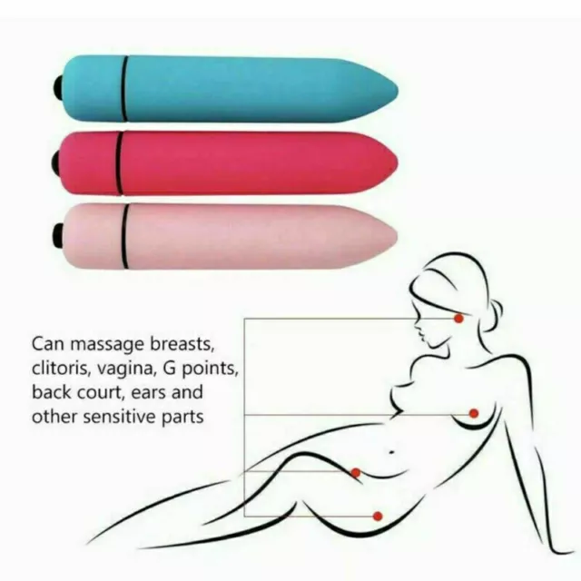 Bullet-Vibrator Discreet Massager Wand G-Spot-Dildo Clit Clitoris Stimulator