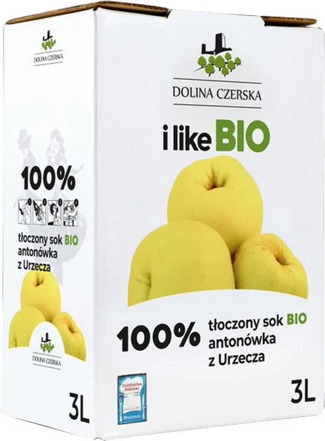 Jus De Pomme Antonka Nfc Bio 3 L - Dolina Czerska