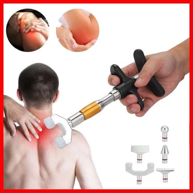 Manual Spinal Massager Single Head 10 Levels Spine Correction Portable Spine