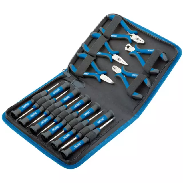 Draper Precision Pliers and Screwdriver Set (16 Piece)