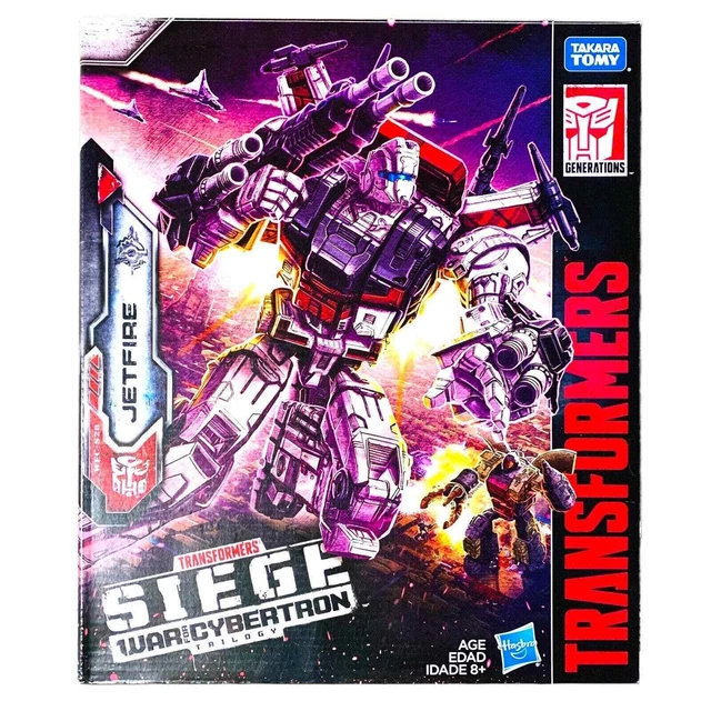 TRANSFORMERS SIEGE JETFIRE Commander Class Skyfire War Cybertron SHIPS