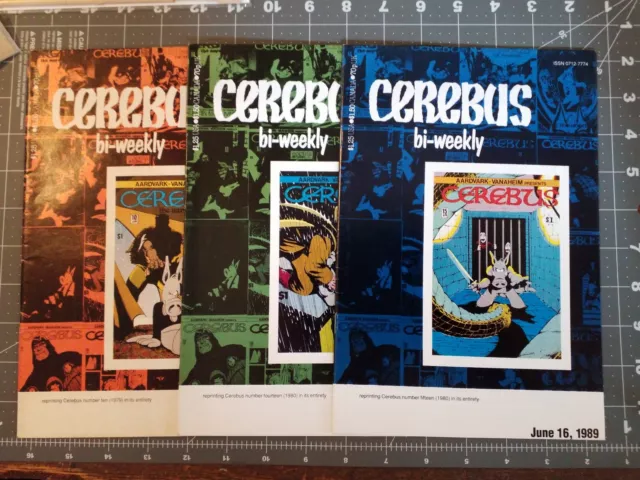 Cerebus Bi Weekly Reprints Of 10 14 15 aardvark vanadium 1989