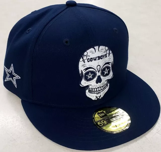 DALLAS COWBOYS 2024 Nfl New Era 59Fifty Sugar Skull Day Of The Dead