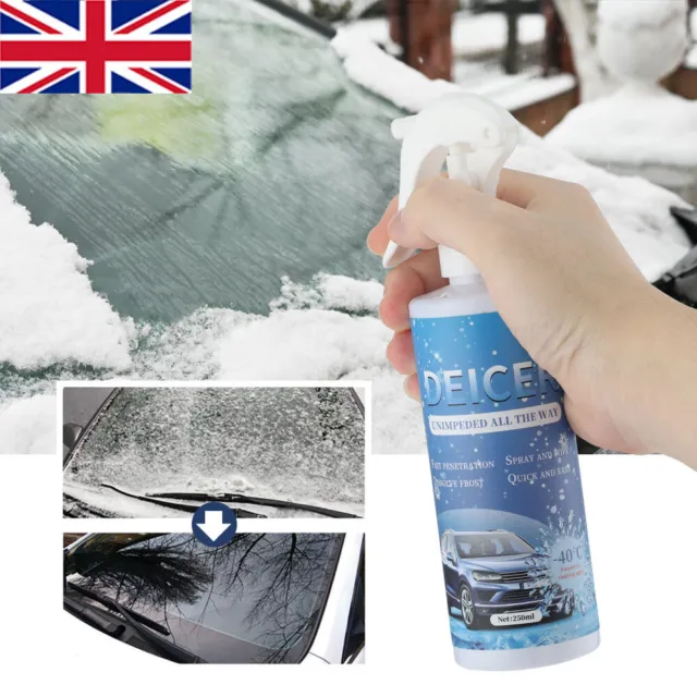 5X CAR DEICING Agent Windshield Ice Remover Spray Defroster