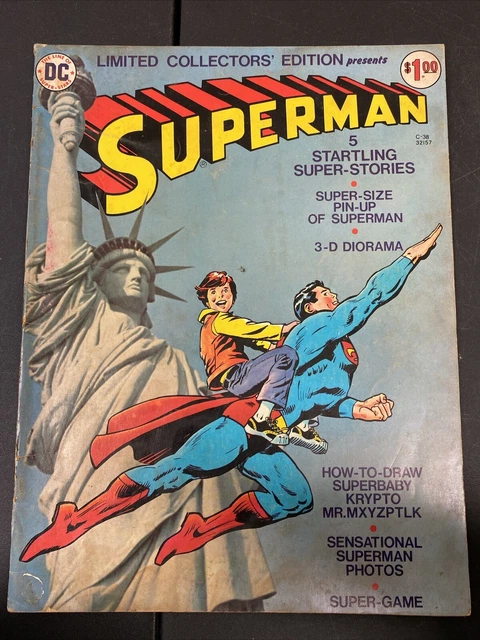 DC Limited Collectors Edition Superman 1975 Treasury Oversized