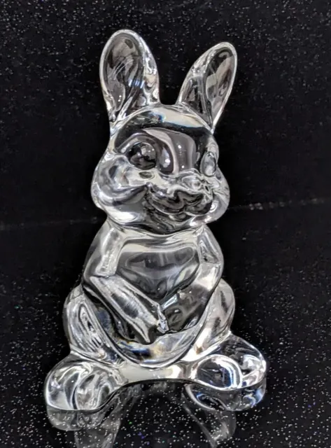 Princess House Pets Glass Bunny Rabbit Figurine 24% Lead Crystal