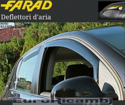 Heko SET 4 DEFLETTORI ARIA ANTITURBO ANTIVENTO per OPEL ASTRA K SPORT TOURER dal 2015 