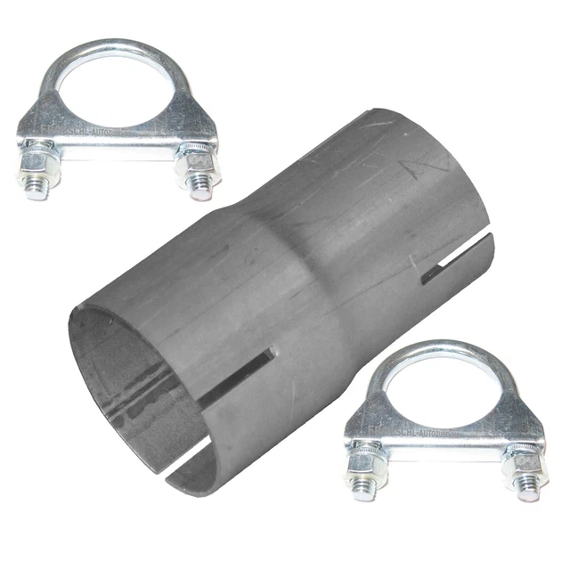tube 50mm à 55mm Réducteur de gaz d'échappement en acier Connecteur Tuyau u*