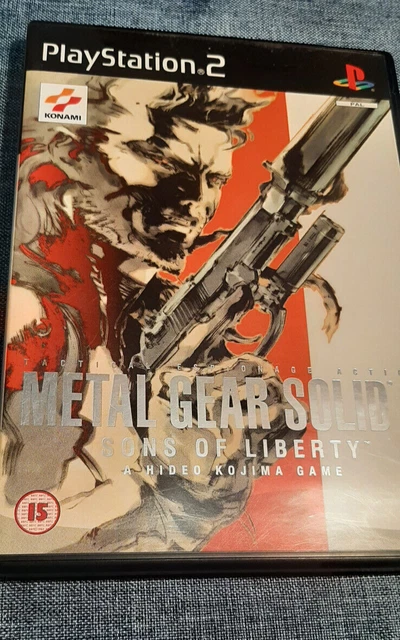 Metal Gear Solid 2 - Sons of Liberty PS2 Sony PlayStation & Memory Card