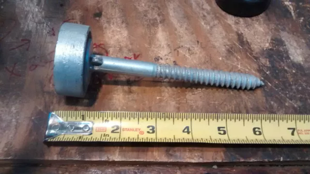 9 Barn Door Floor Steel Screw Mount Stay Guides - Steel and Hard Plastic Rollers