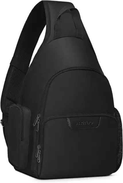 Camera Bag Sling Backpack, Full Open Camera Case with Tripod Holder&Rain Cover&M