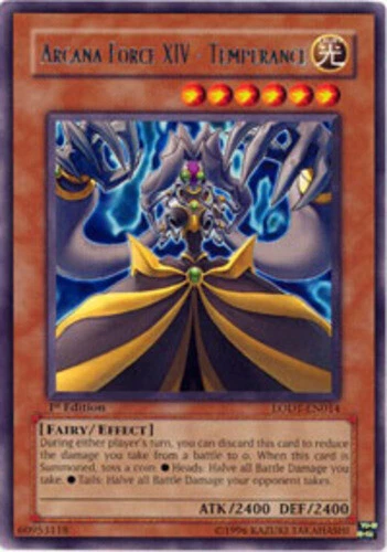 Arcana Force XIV - Temperance - LODT-EN014 - Rare - Unlimited Edition x1 - Light