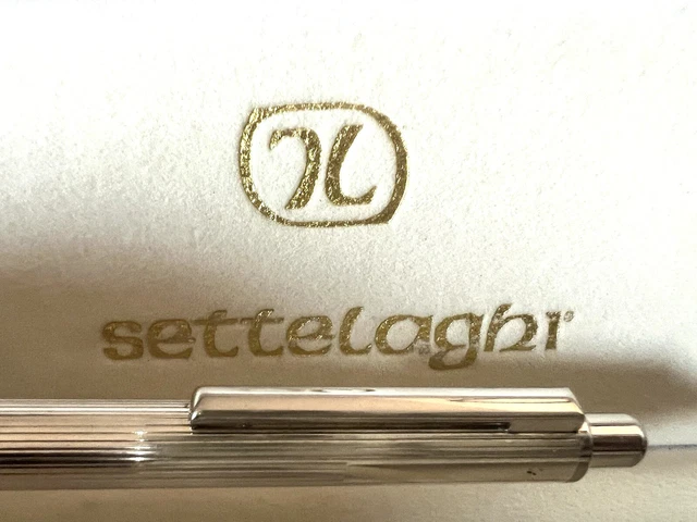 Stylo Bille En Argent Massif 925 Cesare Emiliano XP118-OT2 - Neuf Avec étui