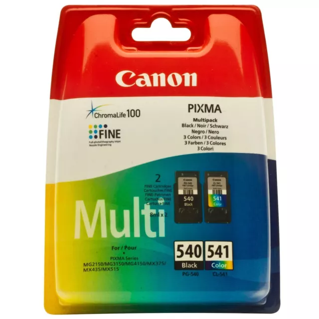 Canon PG540/CL541 Noir et Colour Cartouche d’Encre