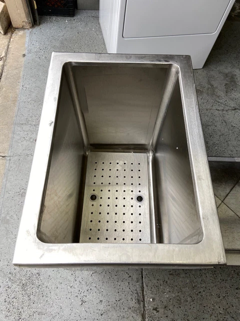 12x17 Insulated Drop In Ice Cold Storage Bin Stainless Steel Elkay NSF #9121