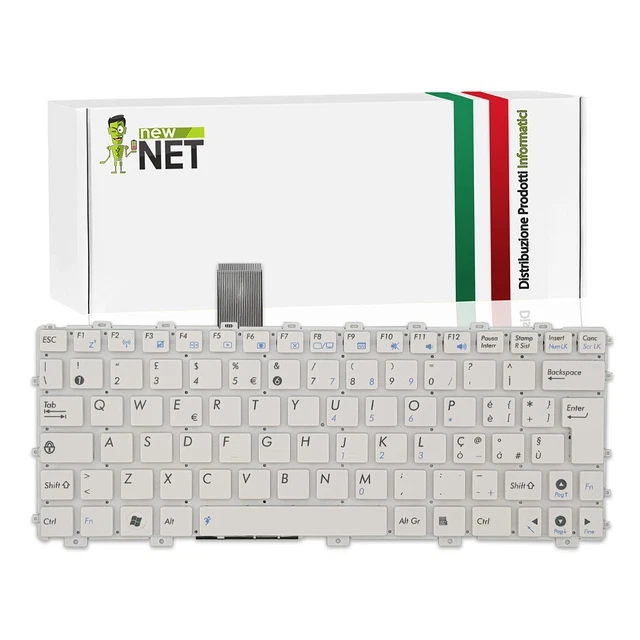 TASTIERA ITALIANA BIANCA PER NETBOOK ASUS EEEPC 900-BK041 - Foto 10