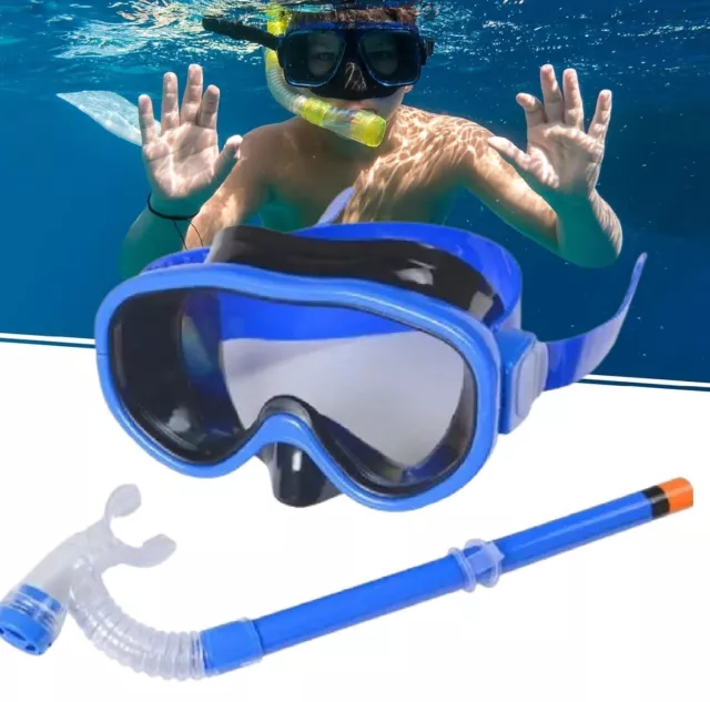 Anti Goggles Fog Child Kids Mask Swimming Set Scuba Underwater Diving Snorkel