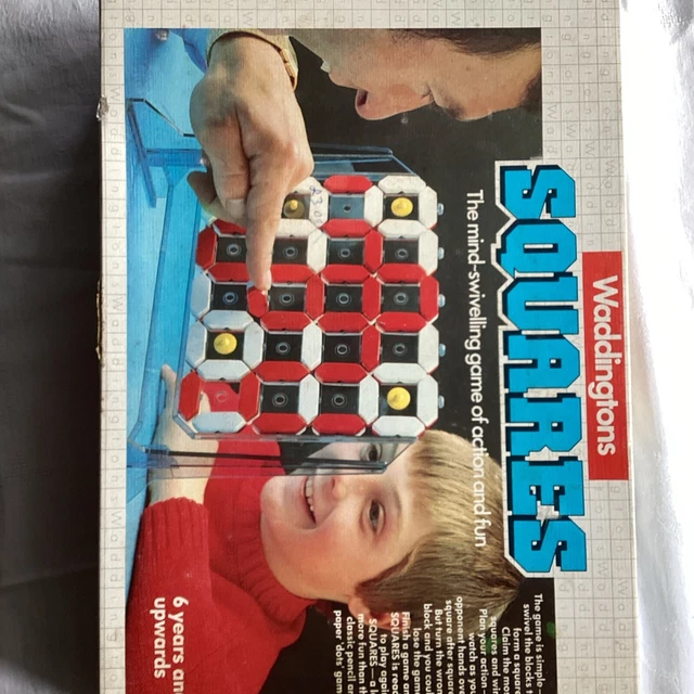 VINTAGE SQUARES GAME Waddingtons 1982 £2.99 - PicClick UK