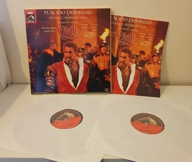 Grün Otello German 2Lp Box Hmv Ex 27 0461 3 Placido Domingo Lorin Maazel