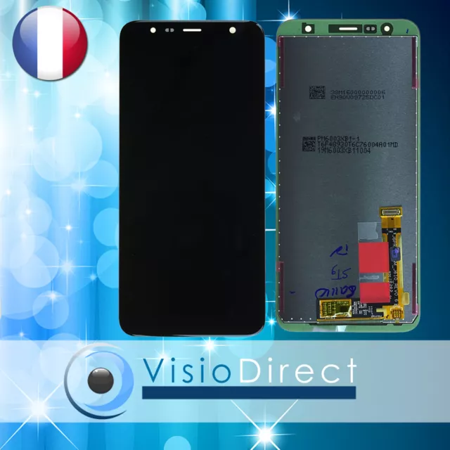 Vitre Tactile + Ecran LCD pour Samsung Galaxy J4 Plus SM-J410F 6" NOIR