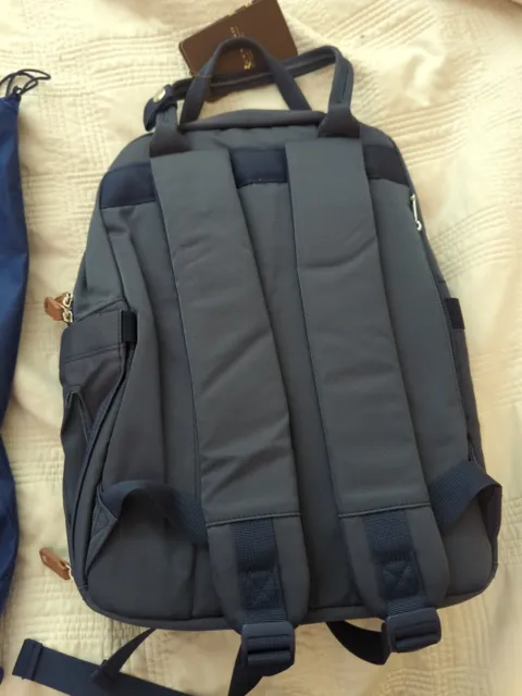 Diaper Bag Backpack, RUVALINO Multifunction Travel Back Pack YW168-N, Navy Blue 3