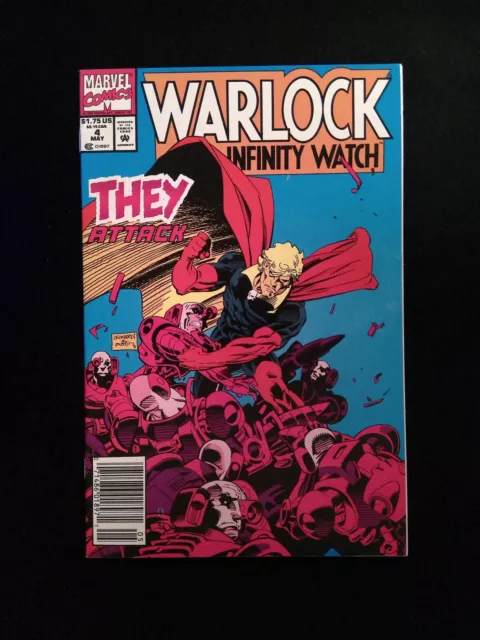 Warlock and the Infinity Watch #4  MARVEL Comics 1992 VF+ NEWSSTAND