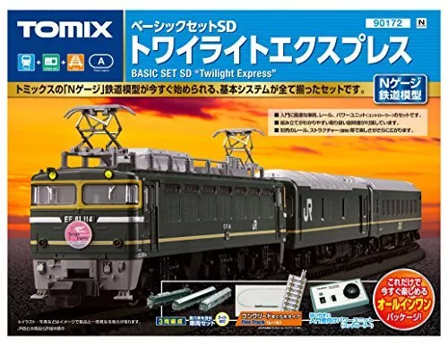 TOMIX N gauge Basic Set SD Twilight Express 90172 model railroad introductory