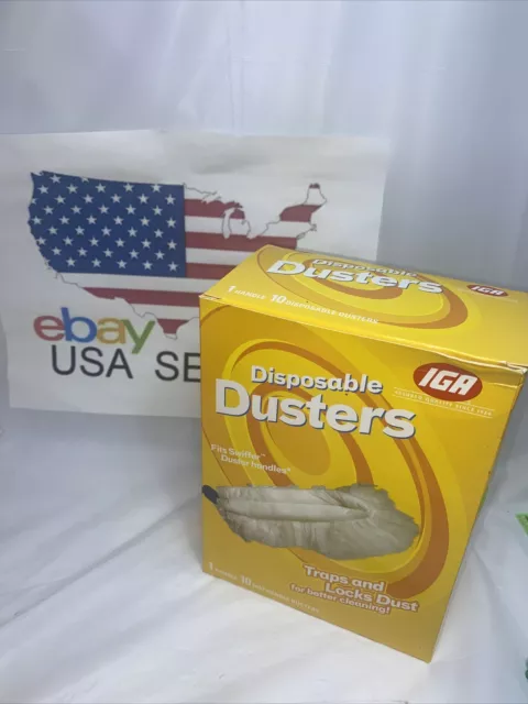 Swiffer Dust Traps & Locks Dust Dusters (1 Handle) (10 Disposable Dusters) IGE