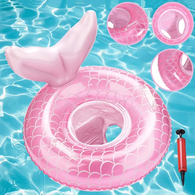 Baby Swimming Float Inflatable Floating Ring Safety Seat Bathtub Beach Toddlers