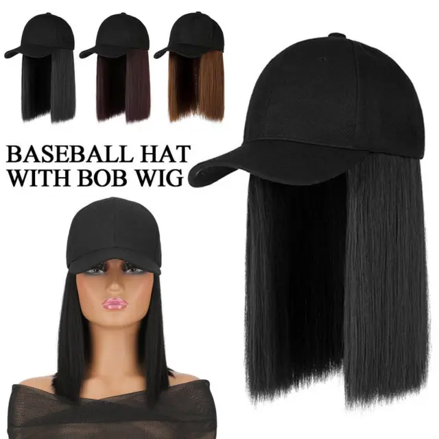 Wig Hat Integrated Female Summer Fashion All-Matching Wig. Artificial V1Y9