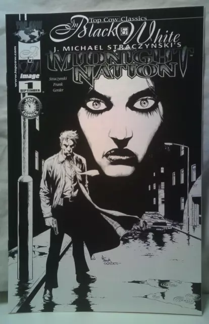 Midnight Nation Black and White Image Top Cow Comics 1 9.0