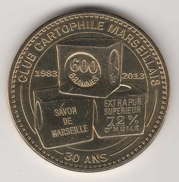 A 2013 Token Medaille Monnaie De Paris -- 13 000 N°13 Marseille Savon