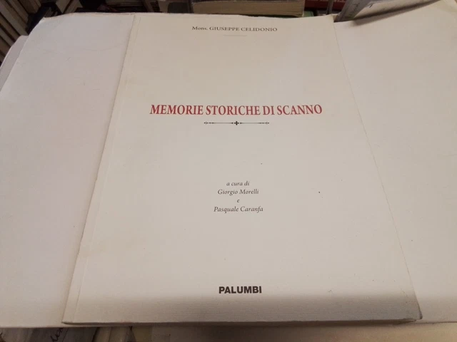 G. CELIDONIO, MEMORIE STORICHE DI SCANNO, PALUMBI, 5s23