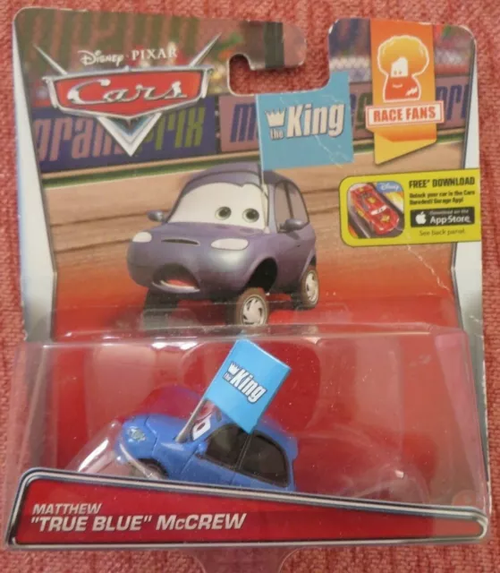 NIP Disney Pixar Cars Race Fans Series Matthew "True Blue McCrew"Die Cast 2014