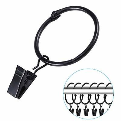 OUNONA Clip per Tenda in Acciaio Inossidabile con Gancio Anelli Tende Clip 30 Pezzi 
