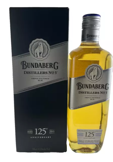 Bundaberg Rum Distillers No 3 Boxed 2013 Release Mint Condition