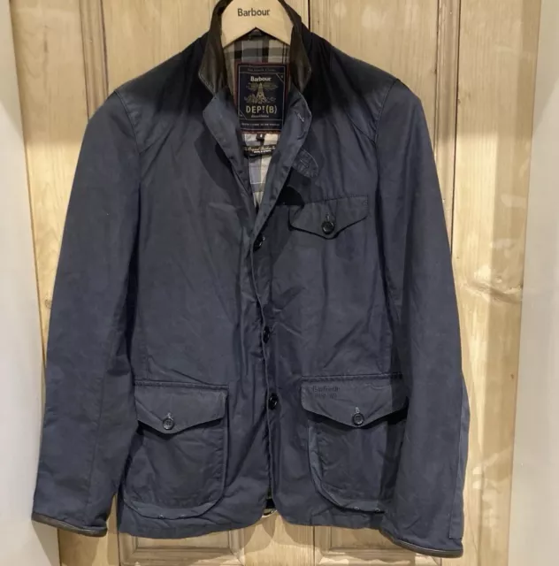 Barbour commander jacket navy shop