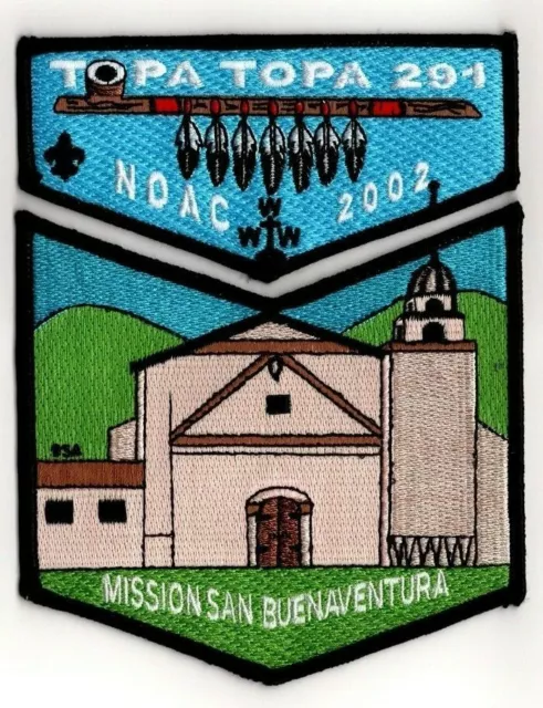 Topa Topa Lodge 291 Ventura County Council California 2002 NOAC 2 Part Set