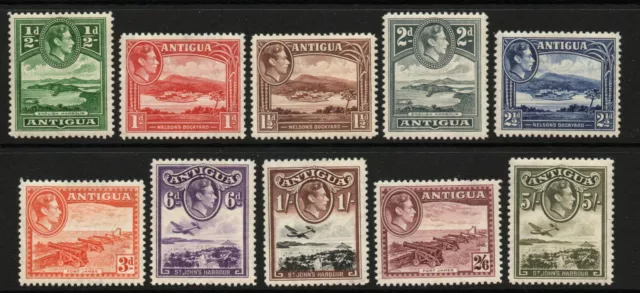 Antigua - SG# 98 - 107 MH (rem)/MLH    -     Lot 0322031