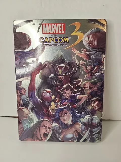 MARVEL vs CAPCOM 3 Fate Of Two Worlds Steelbook Xbox 360 Complete & Tested