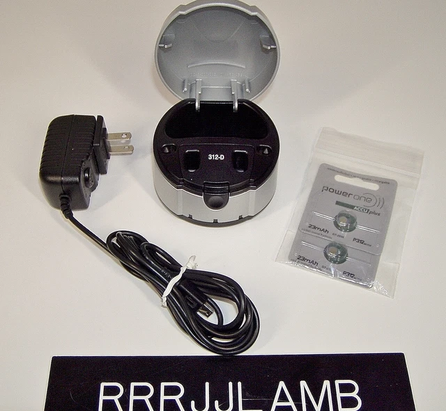 Audífono Kirkland REXTON Cobalto 16+ 312-D CARGADOR DE BATERÍA 3G-02 con Cable de Alimentación