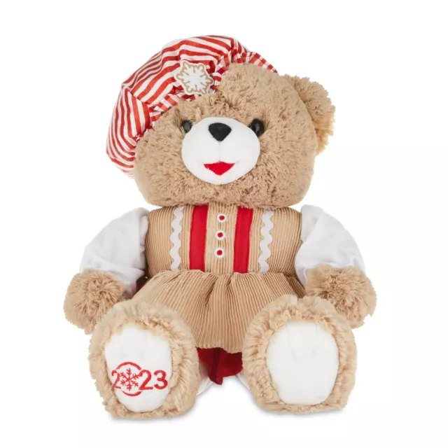 2023 WalMART CHRISTMAS Snowflake TEDDY BEAR Beige Girl 20" Bake outfit Brand New