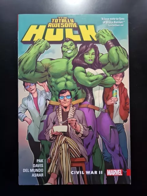 Marvel Graphic Novel - The Totally Awesome Hulk (Vol 2): Civil War II